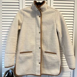 Cream teddy Old Navy coat